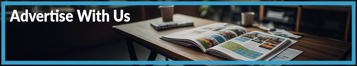 Professionally designed Chamber Guide publication featuring local business listings, maps, and community information printed by Liberty Marketing