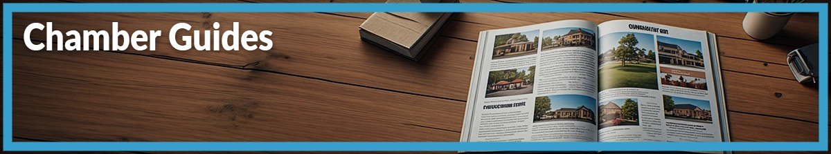 Custom chamber guides and community publications from Liberty Marketing