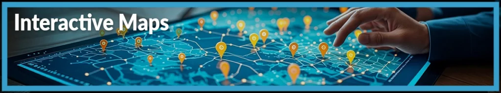 Interactive maps and business advertising opportunities from Liberty Marketing